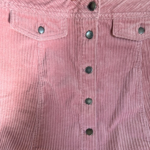 DIVIDED H&M Short skirt Pink/corduroy - Ladies Size 10 - Picture 7 of 9
